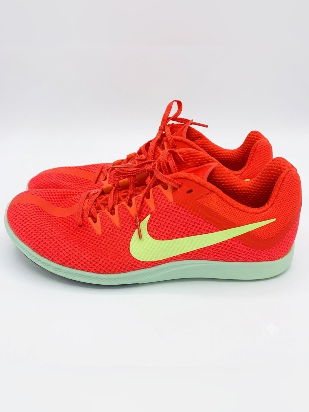 Nike Zoom Rival Distance Track Field Mens Size 10.5 Bright Crimson FZ9653 600